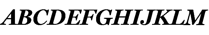 Miller Text Bold Italic Font UPPERCASE