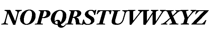 Miller Text Bold Italic Font UPPERCASE