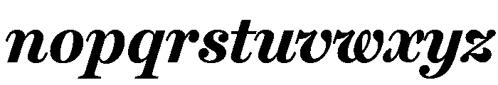 Miller Text Bold Italic Font LOWERCASE