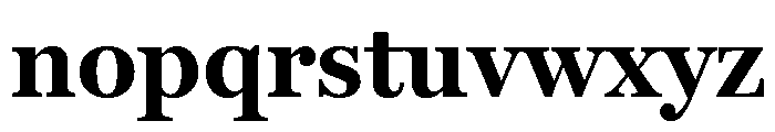 Miller Text Bold Font LOWERCASE