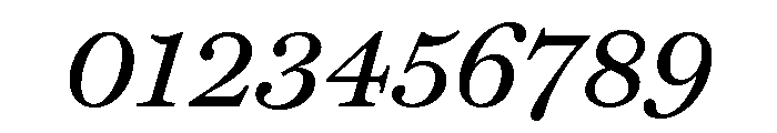 Miller Text Regular Italic Font OTHER CHARS