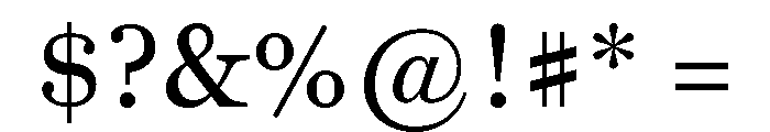 Miller Text Regular Font OTHER CHARS