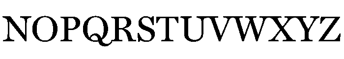 Miller Text Regular Font UPPERCASE