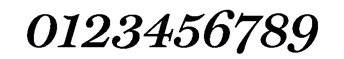 Miller Text Semi Bold Italic Font OTHER CHARS