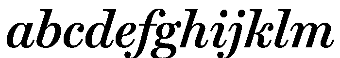 Miller Text Semi Bold Italic FONT