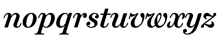 Miller Text Semi Bold Italic Font LOWERCASE
