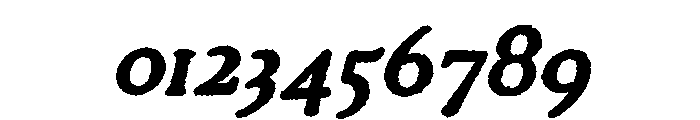 Millesime Bold Italic Font OTHER CHARS