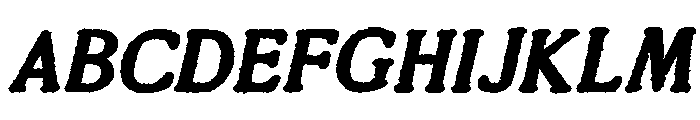 Millesime Bold Italic Font UPPERCASE
