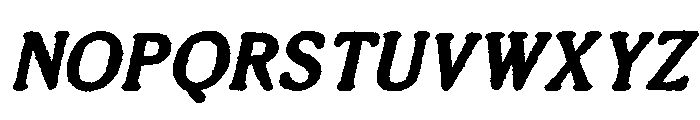 Millesime Bold Italic Font UPPERCASE