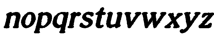Millesime Bold Italic Font LOWERCASE