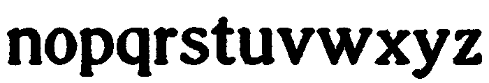 Millesime Bold Font LOWERCASE