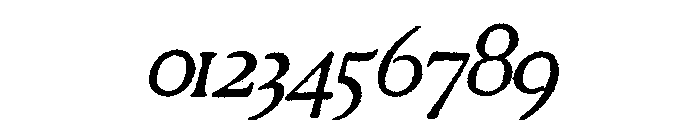 Millesime Regular Italic Font OTHER CHARS