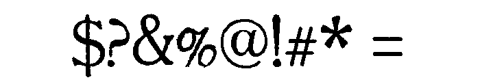 Millesime Regular Font OTHER CHARS