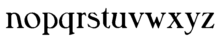 Milton Regular Font LOWERCASE