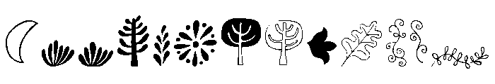 Mindset Pics Font LOWERCASE