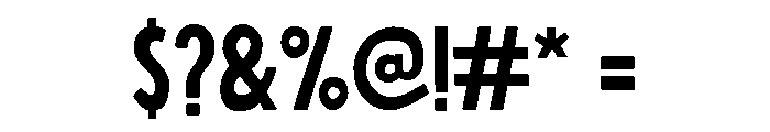 Mindset Slim Font OTHER CHARS