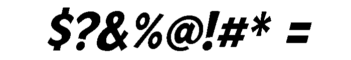 Mingler Bold Italic Font OTHER CHARS