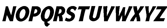 Mingler Bold Italic Font UPPERCASE