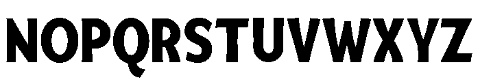 Mingler Bold Font UPPERCASE