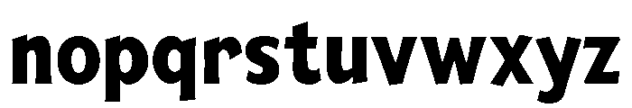 Mingler Bold Font LOWERCASE