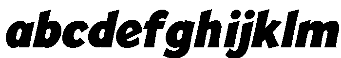 Mingler Extra Bold Italic FONT