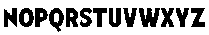 Mingler Nipsy Font UPPERCASE