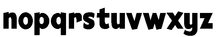 Mingler Nipsy Font LOWERCASE