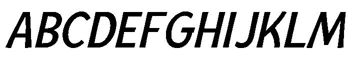Mingler Regular Italic Font UPPERCASE