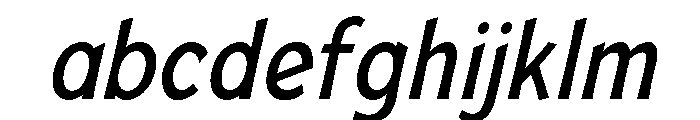 Mingler Regular Italic FONT