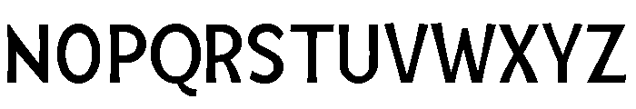 Mingler Regular Font UPPERCASE