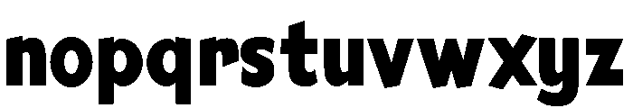 Mingler Tipsy Font LOWERCASE