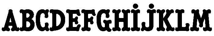 Minorca Bold Wavy Font UPPERCASE