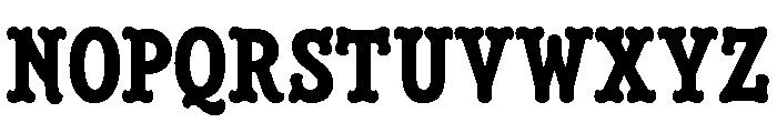 Minorca Bold Wavy Font UPPERCASE