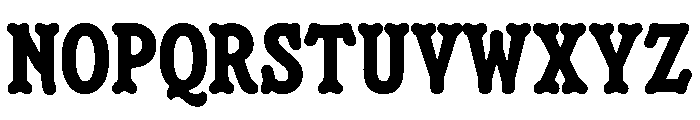 Minorca Bold Font UPPERCASE