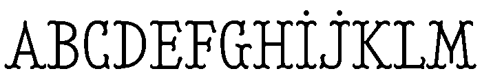 Minorca Extra Light Wavy Font UPPERCASE