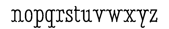 Minorca Extra Light Wavy Font LOWERCASE