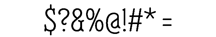 Minorca Extra Light Font OTHER CHARS