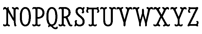 Minorca Light Wavy Font UPPERCASE