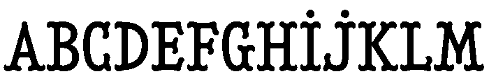 Minorca Regular Wavy Font UPPERCASE