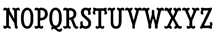 Minorca Regular Wavy Font UPPERCASE