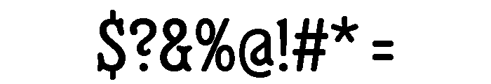 Minorca Regular Font OTHER CHARS