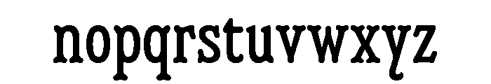 Minorca Regular Font LOWERCASE