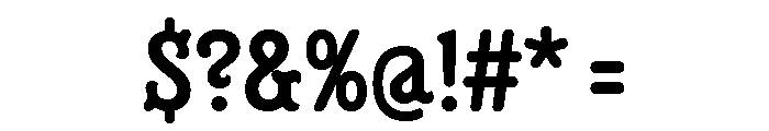 Minorca Semi Bold Wavy Font OTHER CHARS