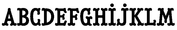 Minorca Semi Bold Wavy Font UPPERCASE