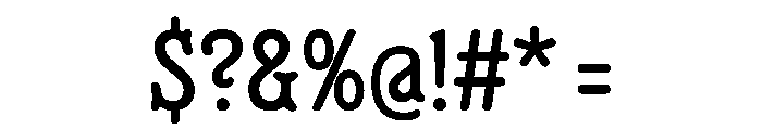Minorca Font OTHER CHARS