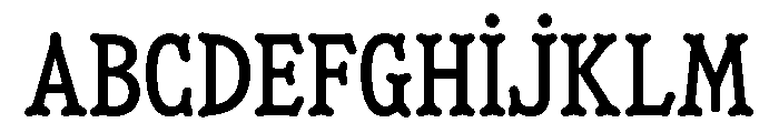 Minorca Font UPPERCASE