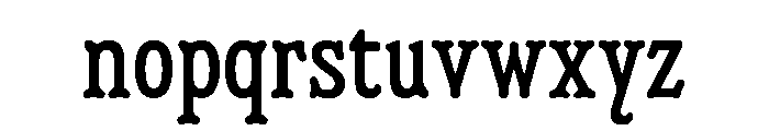 Minorca Font LOWERCASE