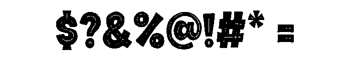Minorica Sans Inline Font OTHER CHARS