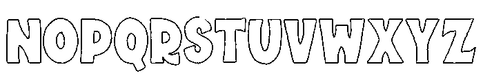 Minorica Sans Stroke Font UPPERCASE
