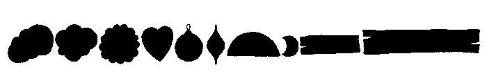 Minorica Script Decoration Font OTHER CHARS